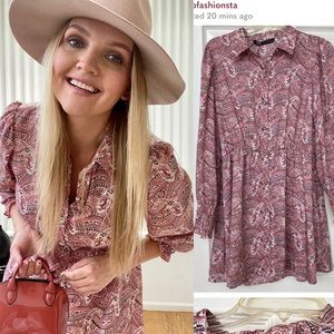 Zara Long sleeve dress